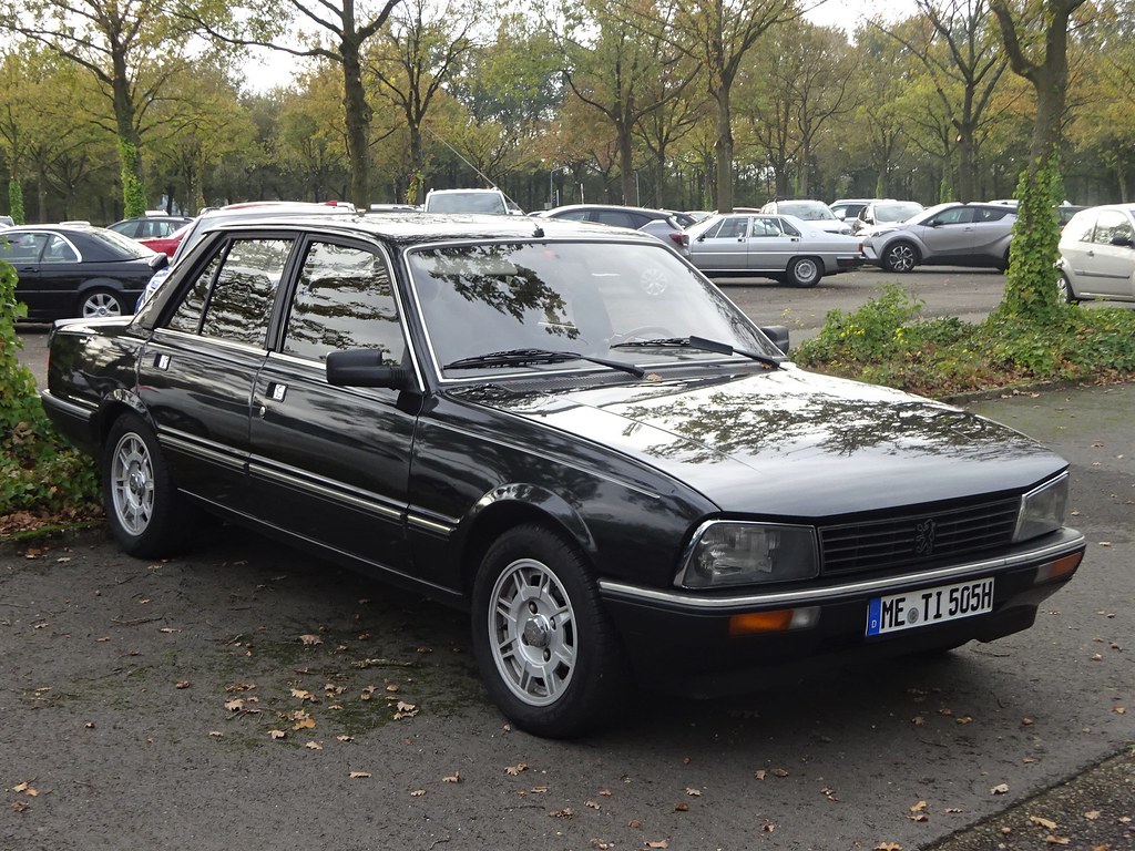 Classic Peugeot 505 Turbo Diesel spotted on the street photos and model  highlights