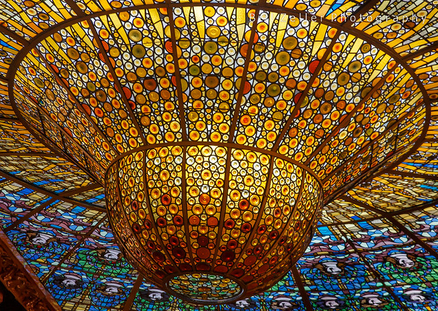 Ceiling Detail, Palau de la Musica Catalana (1908), Barcelona