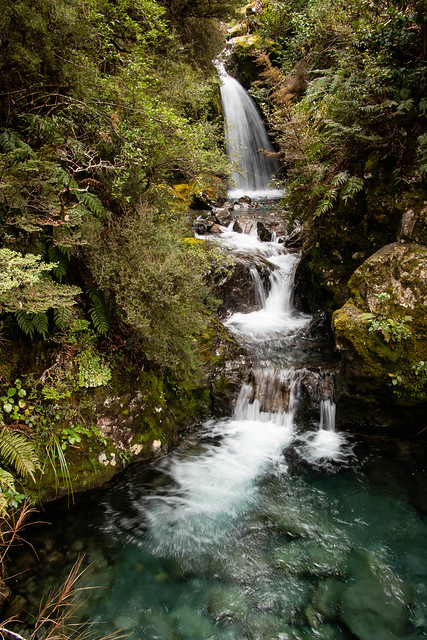 Avalanche Creek waterfall
