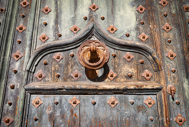 Cathedral (11th-14th C.) Door, Girona, Spain
