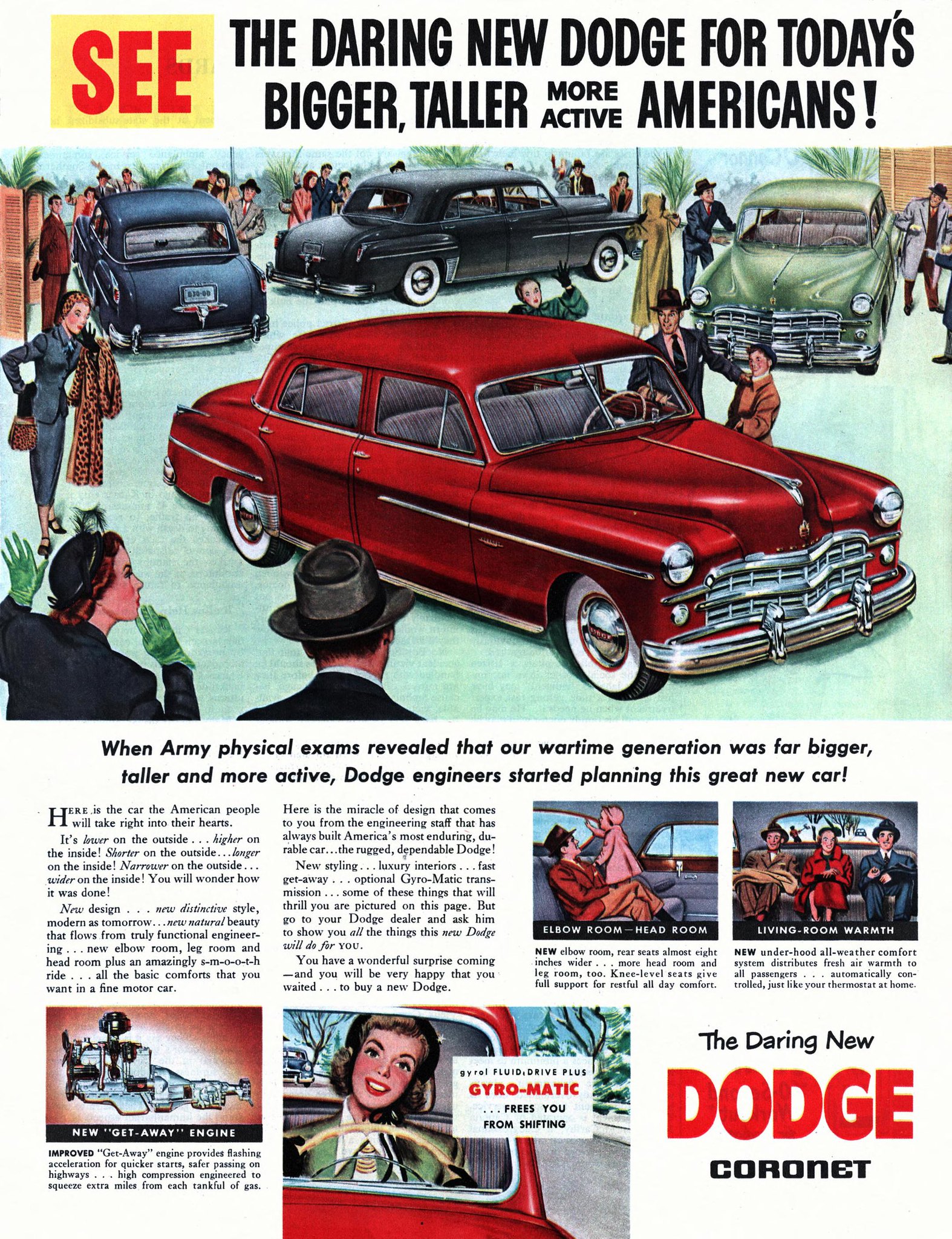 1949 Dodge Coronet - published in Collier's (Vol. 123, No. 11) - March 12, 1949