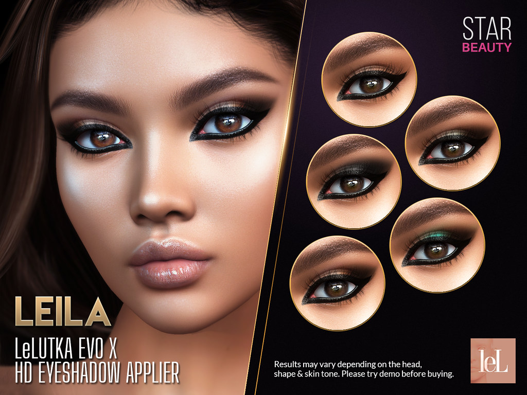 Star Beauty – Lelutka EVO X Eyeshadow Applier Leila