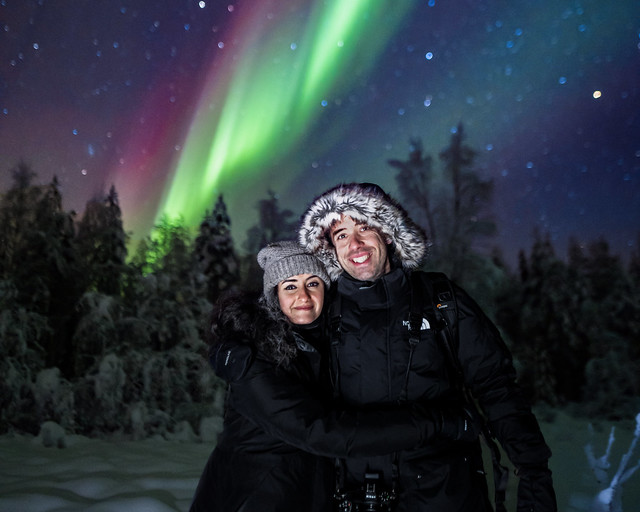 Auroras boreales en Finlandia