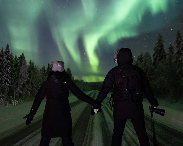 Rovaniemi, uno de los mejores sitios para ver auroras boreales en Finlandia