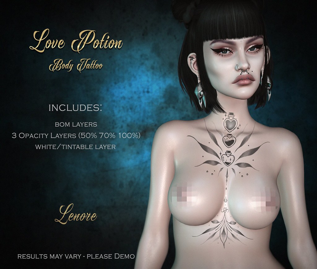 Lenore – Love Potion Tattoo