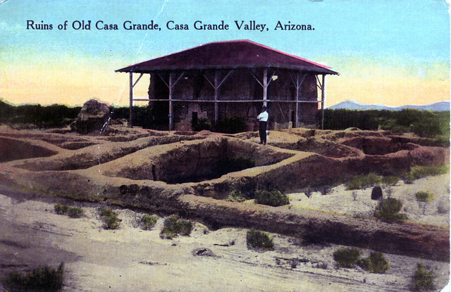 Ruins of Old Casa Grande Casa Grande Valley Arizona AZ
