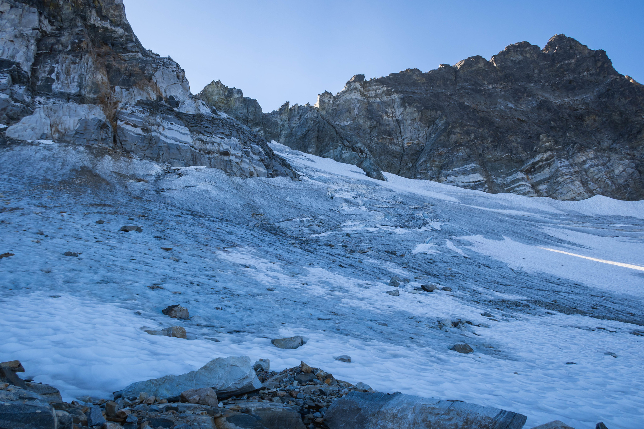 Glacier below Vulcan Peak 7880