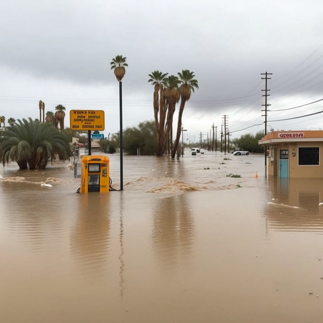 Heavy rain and flooding in California