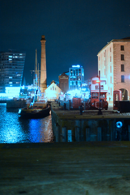 A night time photo walk. Pier Head and Albert Dock, Liverpool.