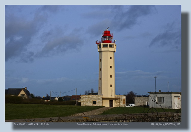 Seine Maritime, Sainte-Adresse, Le phare de la Hève