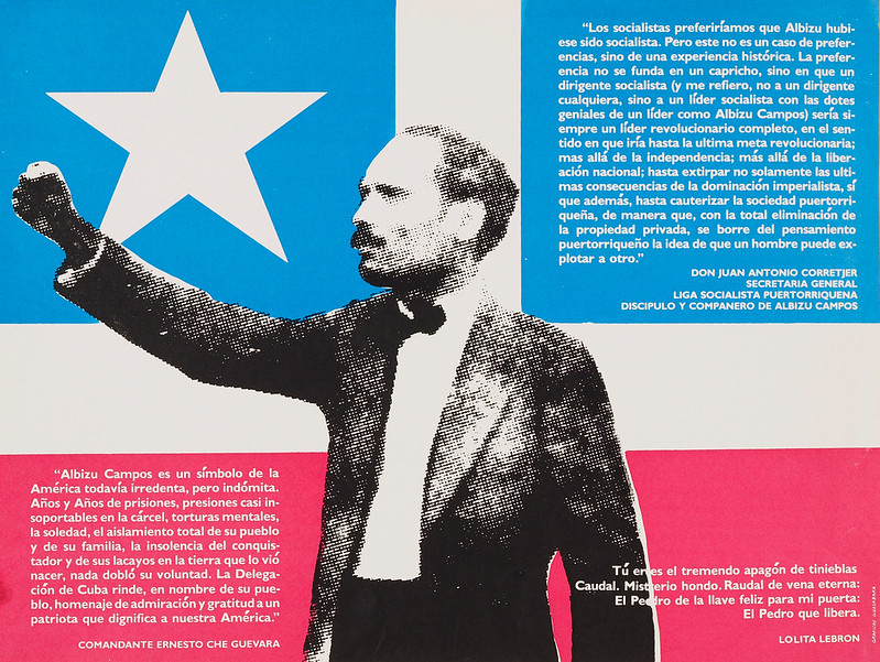 Puerto Rico has been a colony of the US since 1898. Pedro Albizu Campos (1891–1965), the national hero of Puerto Rico, was the president of the Puerto Rican Nationalist Party from 1930 to 1965. In 1937, police opened fire on a crowd of peaceful marchers in Ponce, killing 19 and wounding 200 others including women and children. This is known in Puerto Rico as the Ponce Massacre. This attack clearly showed that the US was willing to use excessive force to maintain their colonial control in Puerto Rico. In 1950, the Nationalist Party led revolts for independence across the island which were met with overwhelming US military force. Nationalists were killed with impunity across the island while the U.S. military bombed the towns of Jayuya and Utuado. Pedro Albizu Campos and hundreds of other Nationalists were arrested and imprisoned. Pedro Albizu Campos was imprisoned for 26 years and died shortly after his pardon. <a href="http://freedomarchives.org/Documents/Finder/DOC41_scans/41.Colonialism.in.Puerto.Rico.pdf" rel="noreferrer nofollow">freedomarchives.org/Documents/Finder/DOC41_scans/41.Colon...</a>  