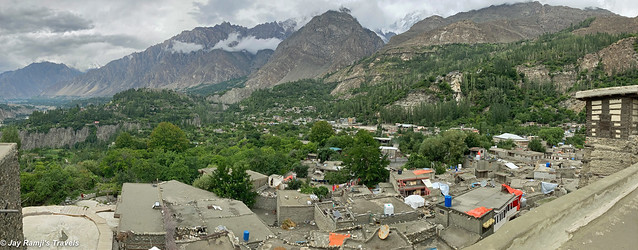 79. View of the landscape from Altit Fort, Altit Town, Pakistan