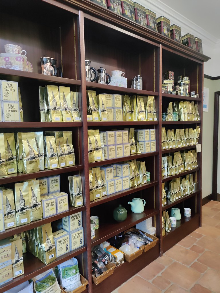 The large selection of teas and coffees on sale at Northern Tea Merchants
