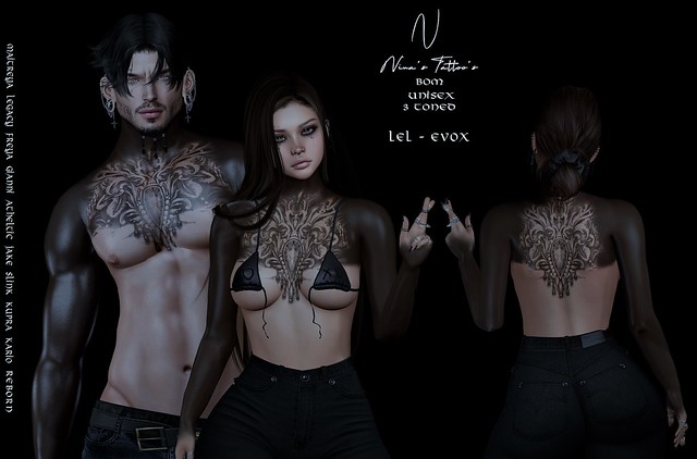 Tattoo Unisex BOM - EVOX - Jewel - 3 toned - Nina's Tattoo's