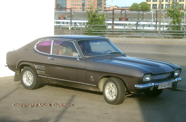 Forgotten archive oldies 6 Saluki Bronze Ford Capri 1600GT YX41993 was still on the roads of Copenhagen in 2008 and is still around but registered AN93695