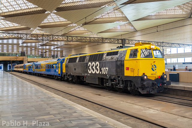 Tren de los 80 en Zaragoza Delicias
