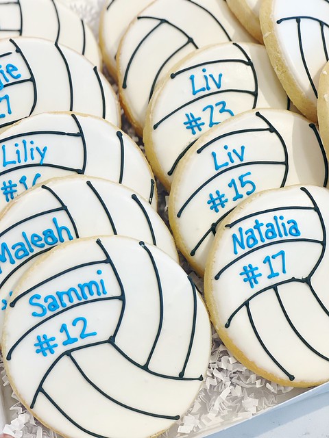 Volleyball Cookies