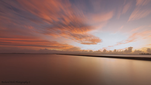 _20A0140 Wynnum Sunrise LE by Leeds Lad at heart, australia queensland wynnum landscape seascape longexposure sunrise clouds sea water goldenhour mini