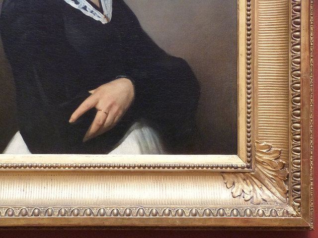 framed detail: Portrait of Louise-Antoinette Feuardent