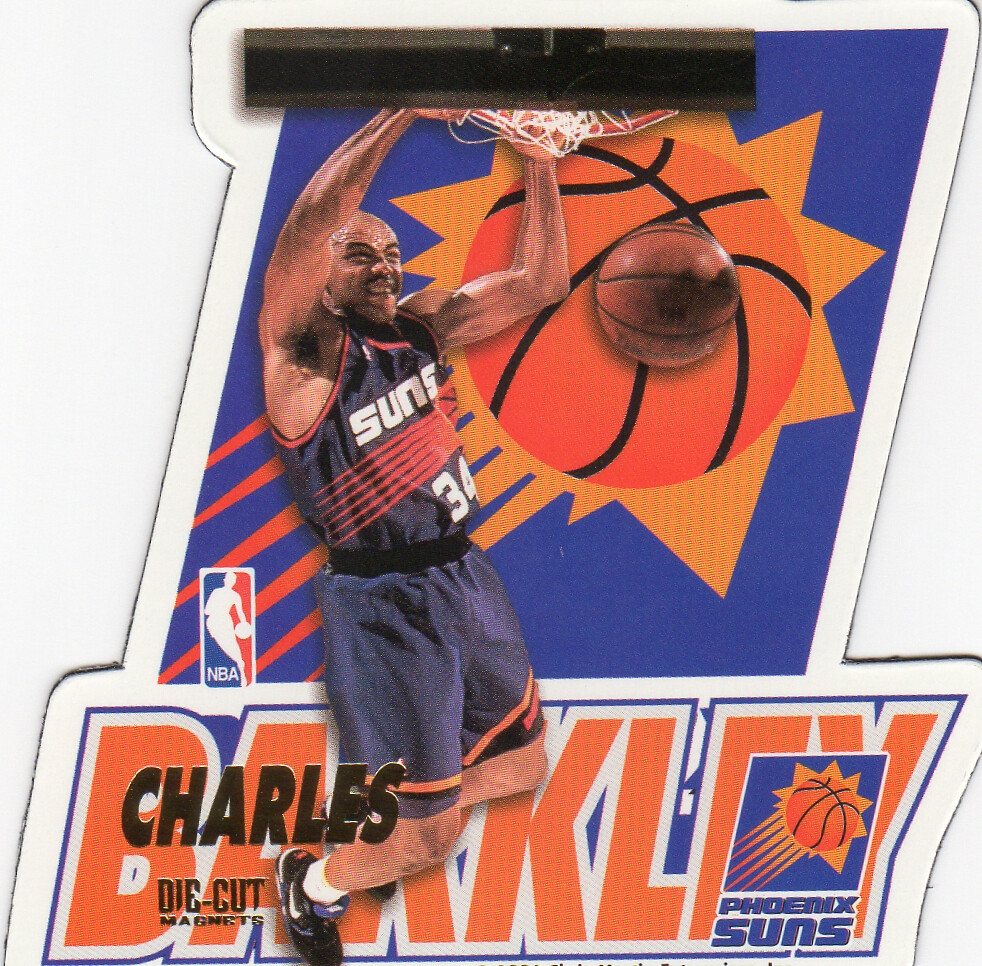 1996 Chris Martin NBA Die Cut Magnets - Barkley, Charles