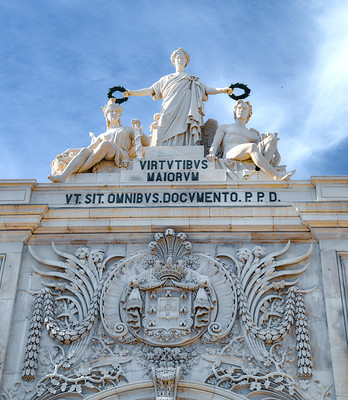 Arco da Rua Augusta the Supremo Tribunal de Justiça