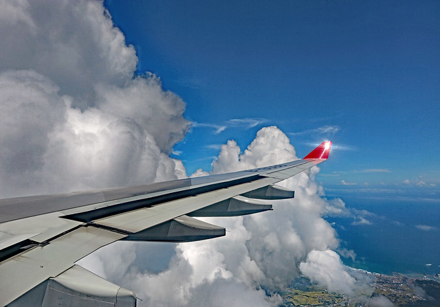 Visual Logbook. August 2015. On flight over Japan.