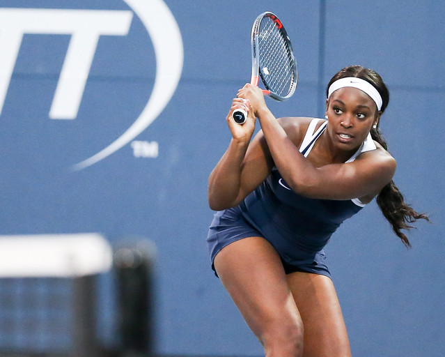 Sloane Stephens in Action