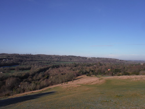 View from the Burford Spur Ascent: Norbury Park SWC Walk 396 Box Hill Circular (via Betchworth)