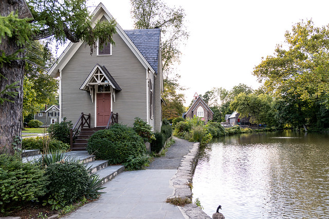 The Old Library by Lake Afton, Yardley, Pennsylvania, United States