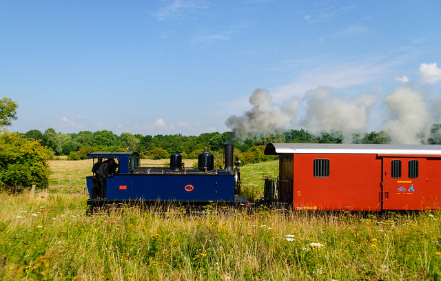 Steam train in somme bay