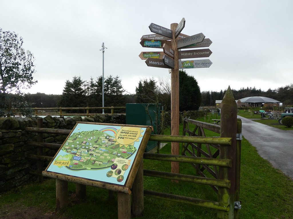 Matlock Farm Park, Entrance Map
