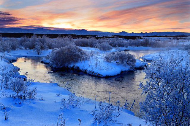 A freezing cold december morning, Iceland