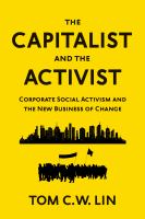 Book cover for the Capitalist and the Activist
