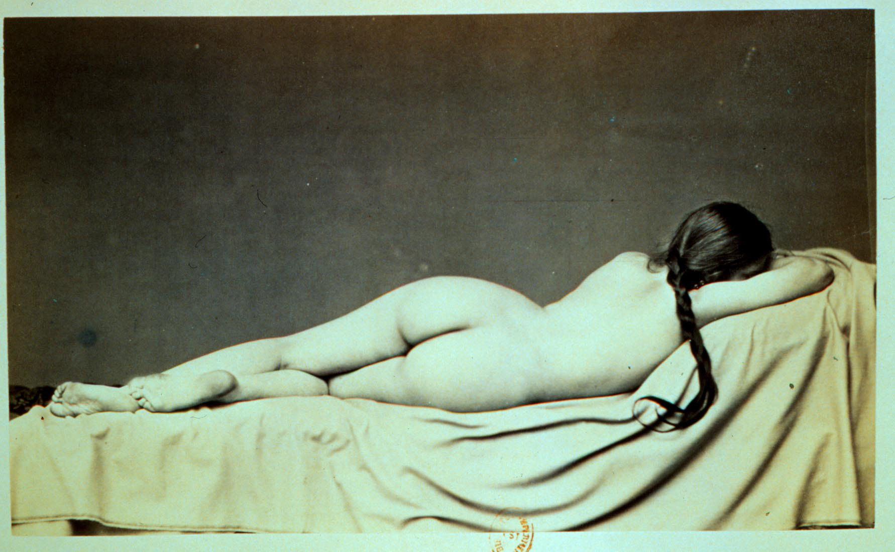 Female nude, ca. 1870. Albumen print. | src The New York Times