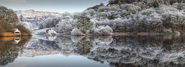 Rydal Boat House in Winter (Panoramic)