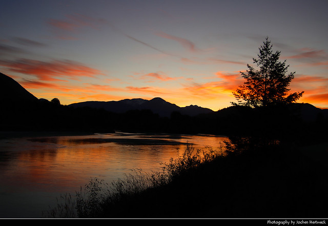 Sunset, Lillooet Lake, Canada