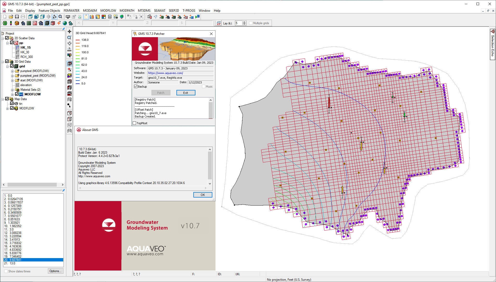 Working with Aquaveo Groundwater Modeling System Premium 10.7.3 full