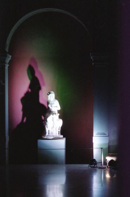 Statue by night