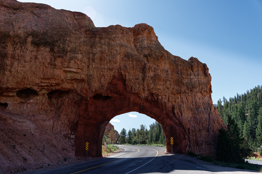 Utah Scenic Byway 12 and Red Canyon Arch