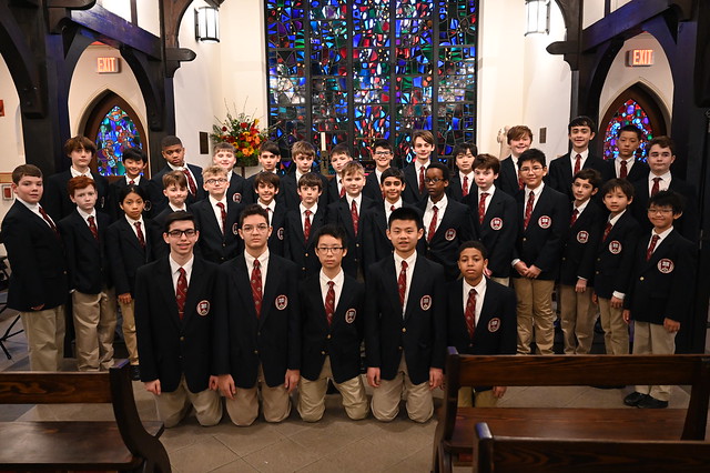 St. Paul’s Choir School Joins Lower School for Chapel