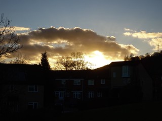 Sunset Over Henllys, Cwmbran 20 January 2023