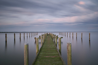 Jetty on the Gippsland lakes