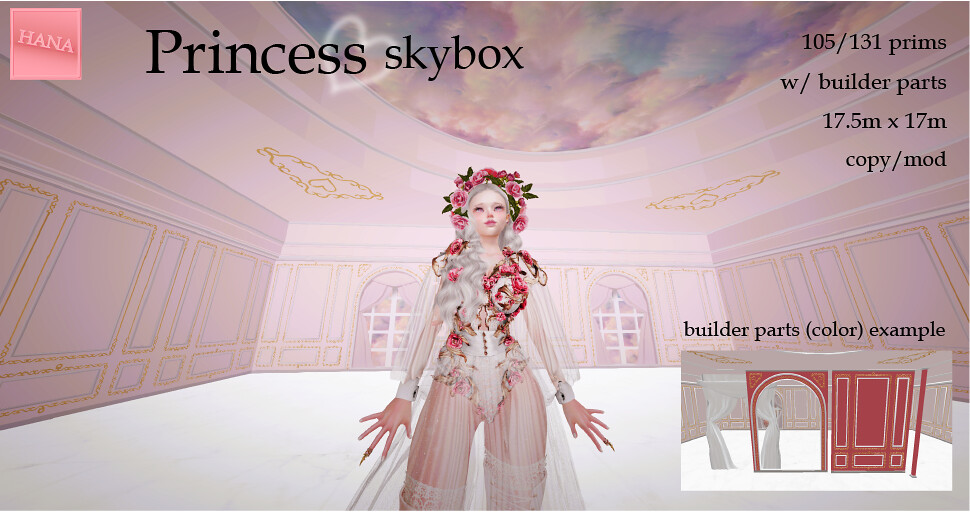 [hana] Princess skybox w/ parts