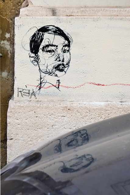 Roma. Trastevere. Street art. Marco Rea art