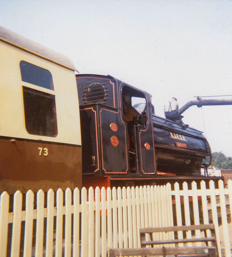 Tenterden station on the K&ESR in the 1980s