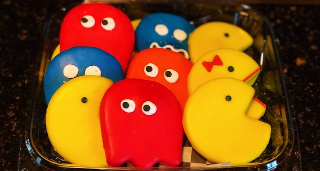 Fun Pac-Man cookies