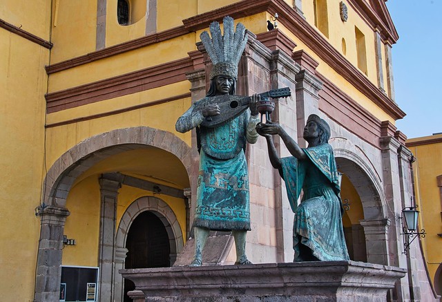 2022 - Querétaro, Mexico - 13 - Templo y Convento de la Santa Cruz  Statue