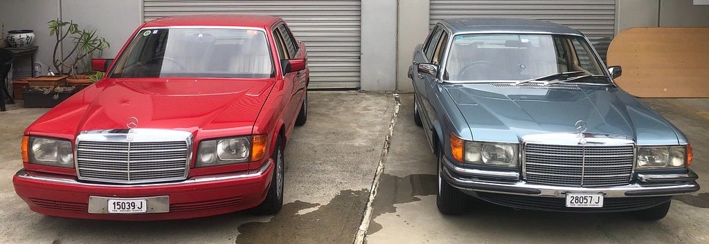 Mercedes W116 280SE vs W126 300SE