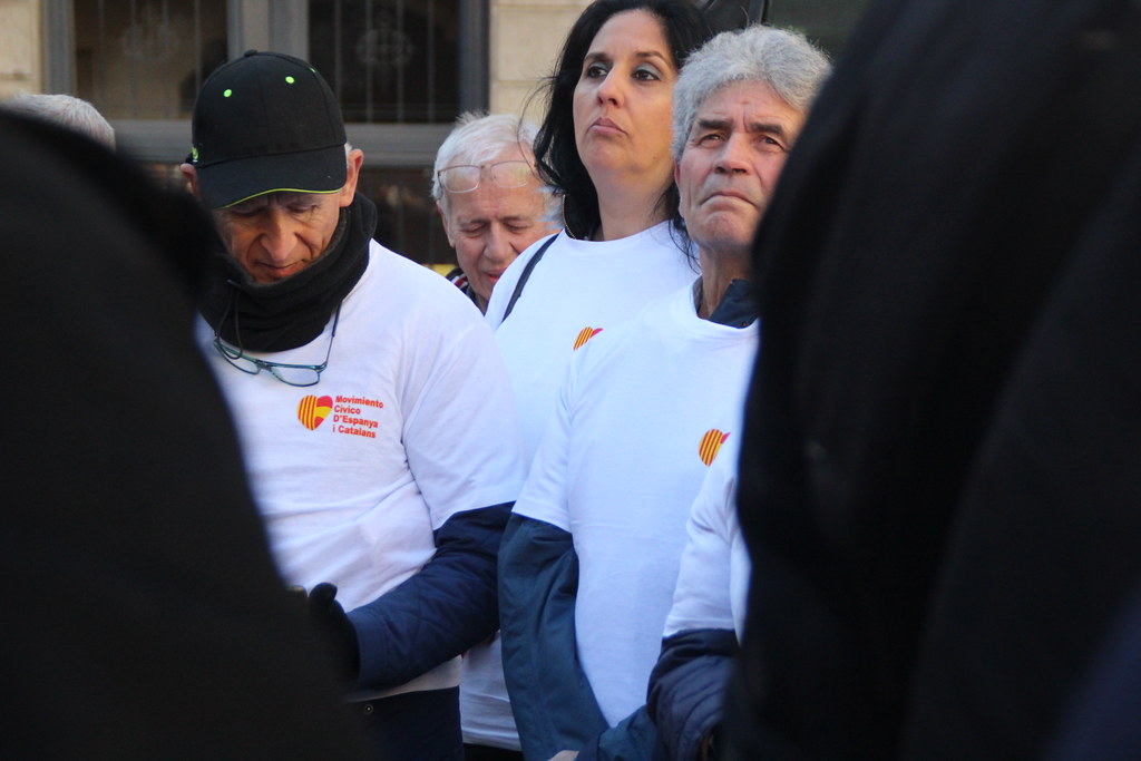 FOTOGRAFÍA. BARCELONA (ESPAÑA), 22.01.2023. La plataforma catalana «Cataluña Suma por España» moviliza contra Pedro Sánchez. Ñ Pueblo (94)