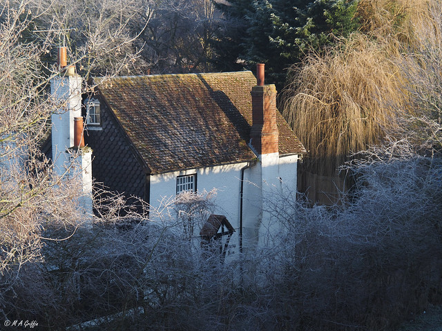 Farmhouse in the frost